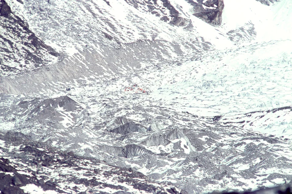 Khumbu Glacier in Nepal